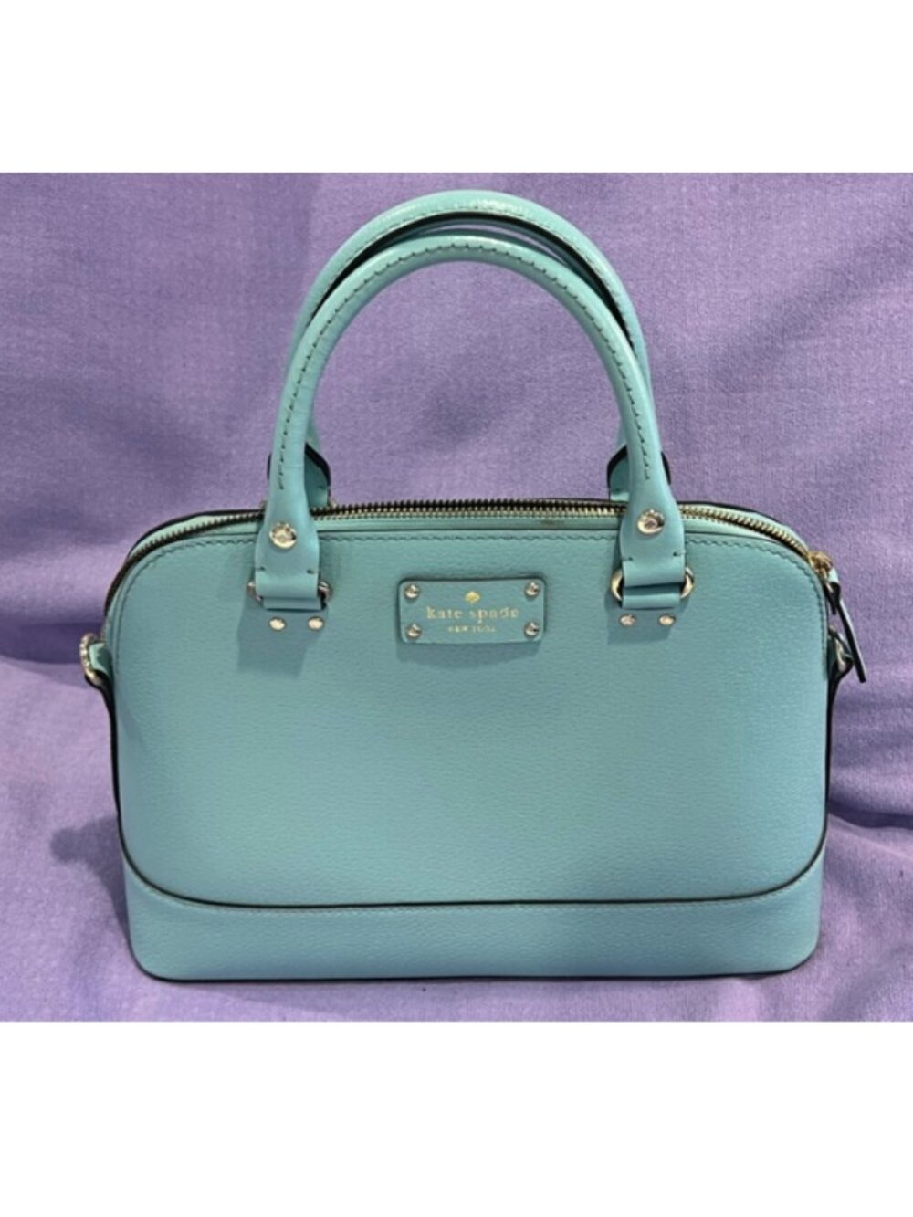 Kate Spade small Rachelle Wellesley robin's egg Tiffany blue